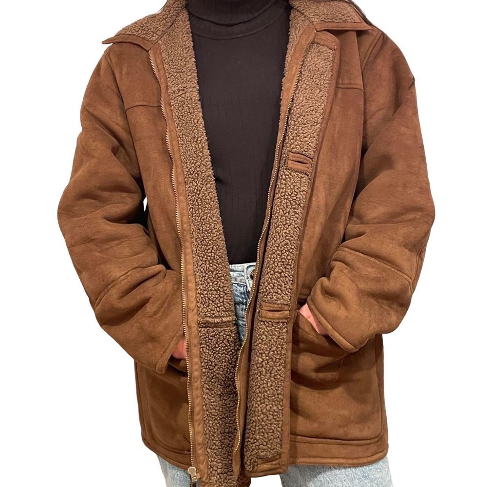 Weatherproof oversized coat